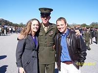My marine son, my daughter and her b/f
