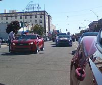 In the parade!